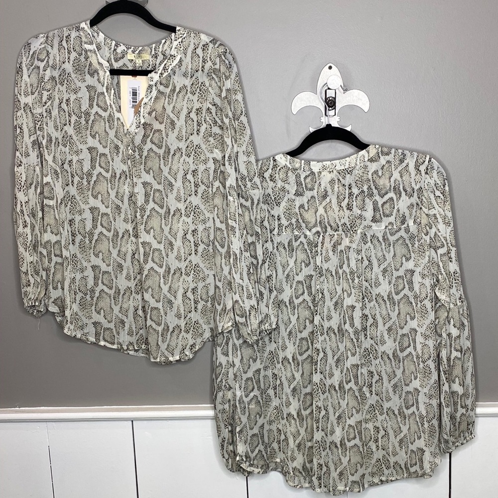 Snake Print Blouse